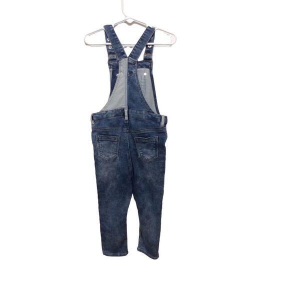 H & M Adjustable Straps Skinny Fit  2-3 Years Denim Cotton/Polyester/Spandex - Picture 2 of 3
